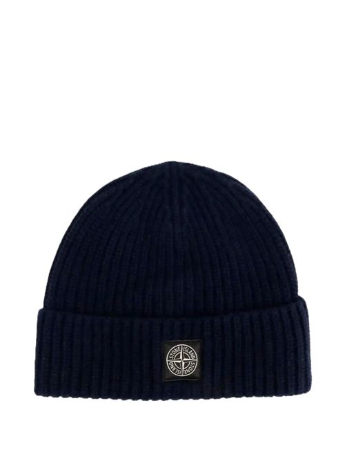 Cappello beanie navy Stone Island | L2S15 N100012 S00B4V0020 NAVY BLUE